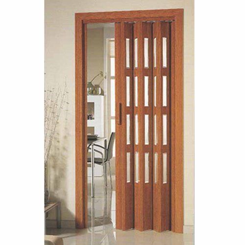 Puertas plegables de paso para vivienda , de PVC lacado y foliado